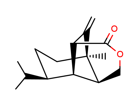 118101-72-7,4,8-Methano-3H-2-benzopyran-3-one,octahydro-8-methyl-9-methylene-5-(1-methylethyl)-, (4R,4aS,5R,8R,8aS)-,4,8-Methano-3H-2-benzopyran-3-one,octahydro-8-methyl-9-methylene-5-(1-methylethyl)-, [4R-(4a,4ab,5a,8a,8ab)]-; Prehelminthosporolactone