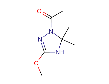 Molecular Structure of 118807-32-2 (1H-1,2,4-Triazole, 1-acetyl-2,5-dihydro-3-methoxy-5,5-dimethyl- (9CI))