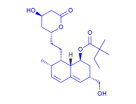 Molecular Structure of 128241-03-2 (6'-HYDROXYMETHYL SIMVASTATIN)