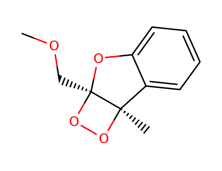 1,2-Dioxeto[3,4-b]benzofuran, 2a,7b-dihydro-2a-(methoxymethyl)-7b-methyl-