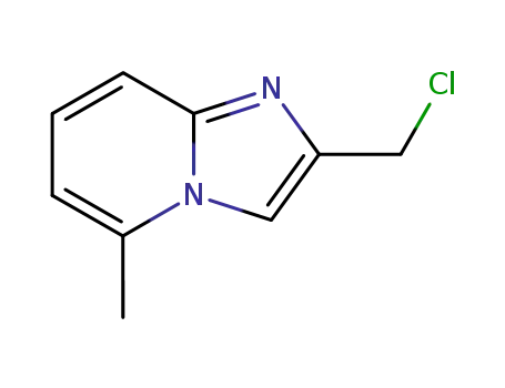 Molecular Structure of 118000-39-8 (2-Chloromethyl-5-methyl-imidazo[1,2-a]pyridine)