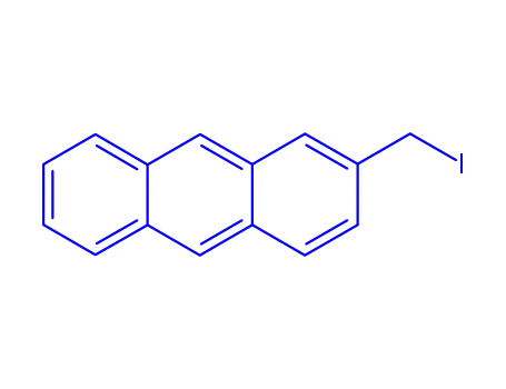 Molecular Structure of 117929-45-0 (2-(IODOMETHYL)-ANTHRACENE)