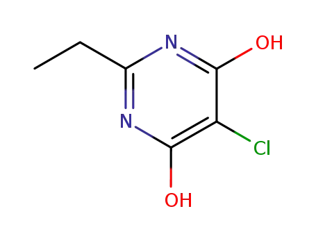 Molecular Structure of 1197-31-5 (5-chloro-2-ethyl-6-hydroxypyrimidin-4(3H)-one)