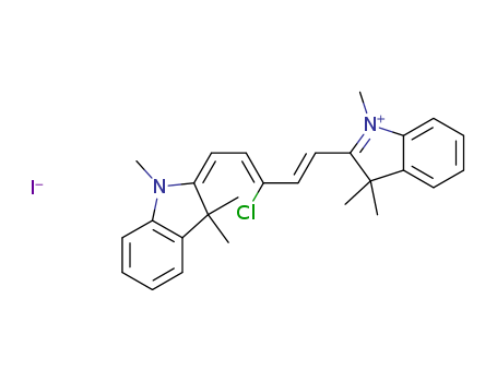 2-[(1E,3Z)-3-Chloro-5-(1,3,3-trimethyl-1,3-dihydro-2H-indol-2-ylidene)-1,3-pentadienyl]-1,3,3-trimethyl-3H-indolium iodide