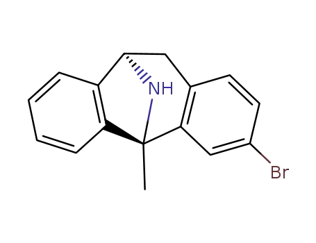 (5S,10R)-(+)-3-bromo-10,11-dihydro-5-methyl-5H-dibenzo<a,d>cyclohepten-5,10-imine