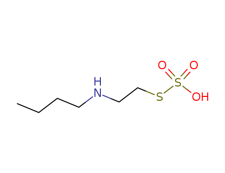 1190-88-1,Thiosulfuric acid S-[2-(butylamino)ethyl] ester,Ethanethiol,2-(butylamino)-, hydrogen sulfate (7CI); Thiosulfuric acid (H2S2O3),S-[2-(butylamino)ethyl] ester (8CI,9CI); WR 2244