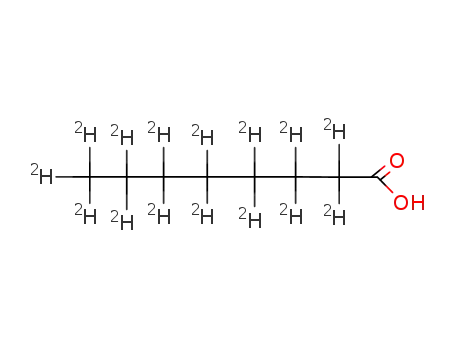 Molecular Structure of 69974-55-6 (OCTANOIC-D15 ACID)