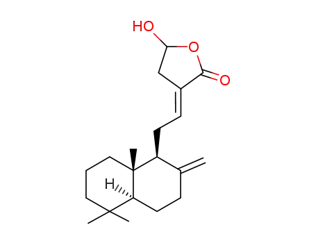 Molecular Structure of 119188-37-3 (Coronarin D)