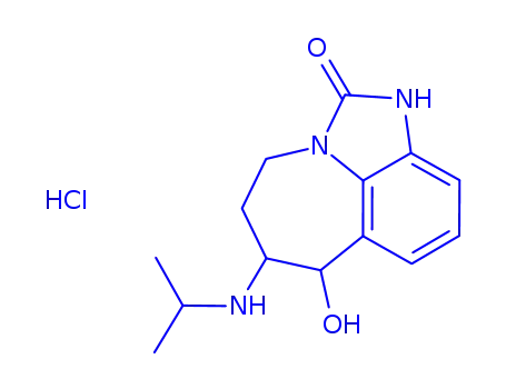 Molecular Structure of 119520-06-8 (Zilpaterol hydrochloride)