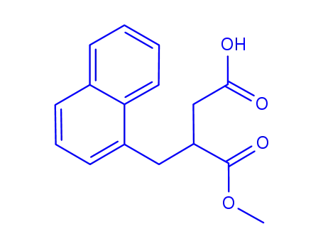 Molecular Structure of 122872-06-4 (β-(methoxycarbonyl)-1-naphthalenebutanoic acid)