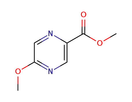 Molecular Structure of 38789-75-2 (5-METHOXYPYRAZINECARBOXYLIC ACID METHYL ESTER)