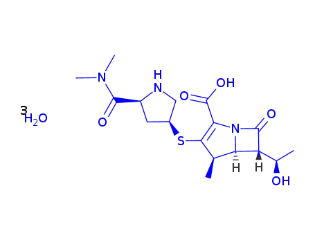 (4R,5S,6S)-3-[[(3S,5S)-5-(Dimethylcarbamoyl)pyrrolidin-3-yl]thio]-6-[(1R)-1-hydroxyethyl]-4-methyl-7-oxo-1-azabicyclo[3.2.0]hept-2-ene-2-carboxylic acid