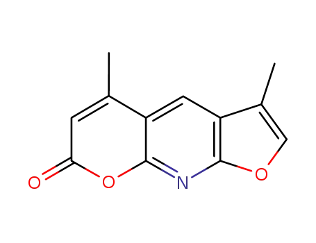 Molecular Structure of 120482-96-4 (4,6-dimethyl-2H-furo[3,2-g][1,3]benzoxazin-2-one)