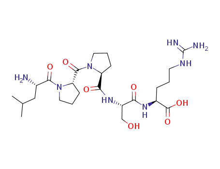 Molecular Structure of 120484-65-3 (H-LEU-PRO-PRO-SER-ARG-OH)