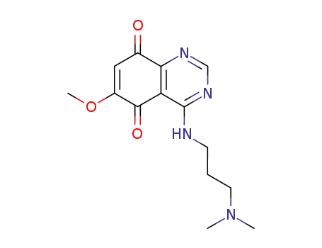 4-{[3-(dimethylamino)propyl]amino}-6-methoxyquinazoline-5,8-dione