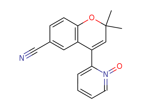 2H-1-Benzopyran-6-carbonitrile,2,2-dimethyl-4-(1-oxido-2-pyridinyl)-