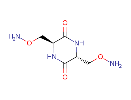 (3R,6R)-3,6-Bis[(aminooxy)methyl]-2,5-piperazinedione