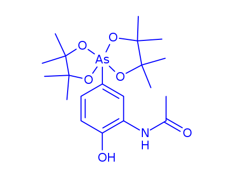 120375-63-5,octamethyl-2,2,3,3,7,7,8,8-arsa-5-(4-hydroxy)-3-acetamidophenyl-5-spiro-(4,4)-nonane,1,4,6,9-Tetraoxa-5l5-arsaspiro[4.4]nonane, acetamidederiv.