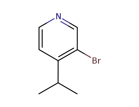 Molecular Structure of 90731-96-7 (PYRIDINE, 3-BROMO-4-(1-METHYLETHYL)-)