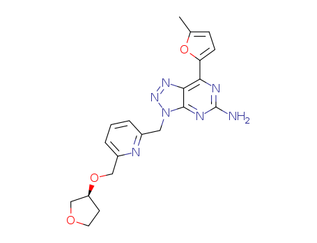 (S)-7-(5-Methyl-furan-2-yl)-3-[6-(tetrahydro-furan-3-yloxyMethyl)-pyridin-2-ylMethyl]-3H-[1,2,3]triazolo[4,5-d]pyriMidin-5-ylaMine