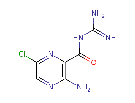 Molecular Structure of 1203-87-8 (5H-amiloride)