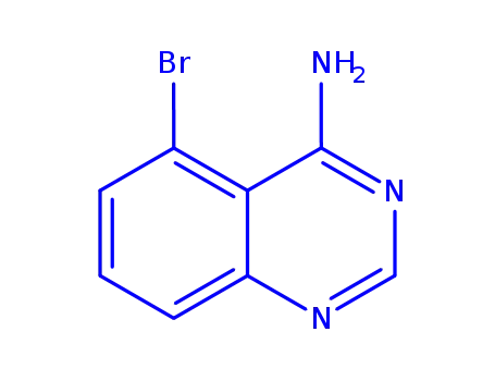 Molecular Structure of 1201784-87-3 (5-Bromoquinazolin-4-amine)