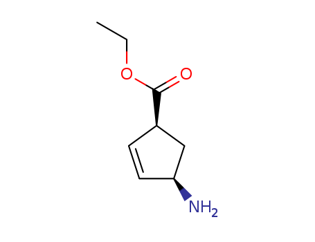 2-CYCLOPENTENE-1-CARBOXYLIC ACID,4-AMINO-,ETHYL ESTER,(1R,4S)-REL-