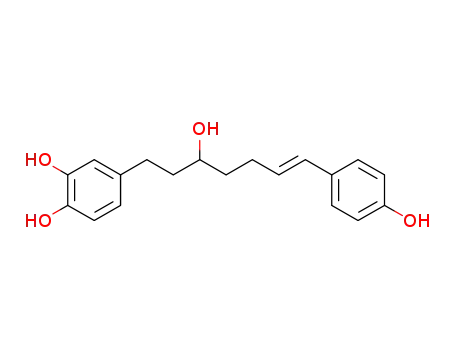 1-(3,4-Dihydroxyphenyl)-7-
(4-hydroxyphenyl)hept-6-en-3-ol