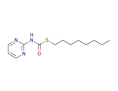 Molecular Structure of 2950-37-0 (S-octyl pyrimidin-2-ylcarbamothioate)