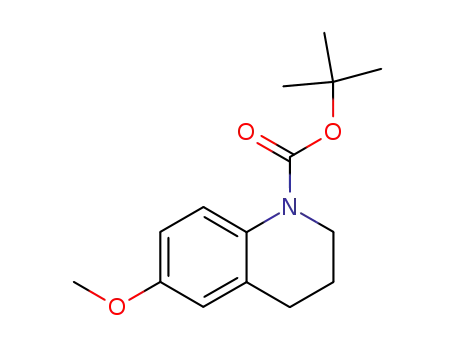 Molecular Structure of 121006-53-9 (TERT-BUTYL 6-METHOXY-3,4-DIHYDROQUINOLINE-1(2H)-CARBOXYLATE)