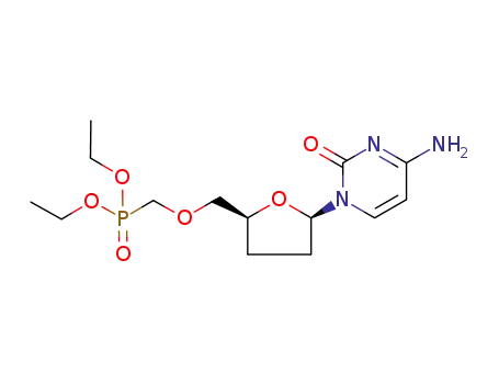 5'-O-<(diethylphosphono)methyl>-2',3'-dideoxycytidine