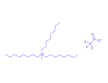 Molecular Structure of 121107-16-2 (METHYLTRIOCTYLAMMONIUM TRIFLUOROACETATE)