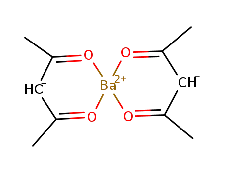 Molecular Structure of 12084-29-6 (BARIUM 2,4-PENTANEDIONATE)