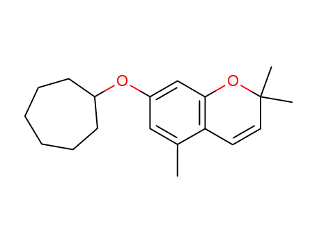 120623-21-4,7-(cycloheptyloxy)-2,2,5-trimethyl-2H-chromene,