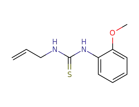 Molecular Structure of 1207-94-9 (1-Allyl-3-(2-methoxyphenyl)thiourea)