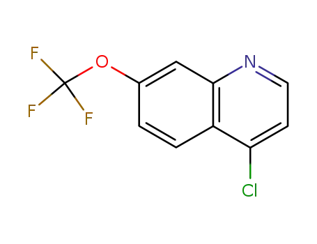 Molecular Structure of 40516-31-2 (4-CHLORO-7-TRIFLUORO METHOXYQUINOLINE)