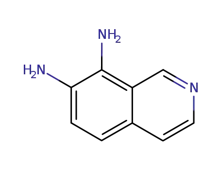 Molecular Structure of 120546-60-3 (7,8-Isoquinolinediamine)