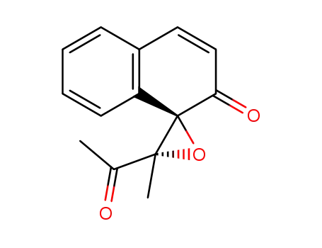cis-(+)-3'-Acetyl-3'-methylspiro(naphthalene-1(2H),2'-oxiran)-2-one