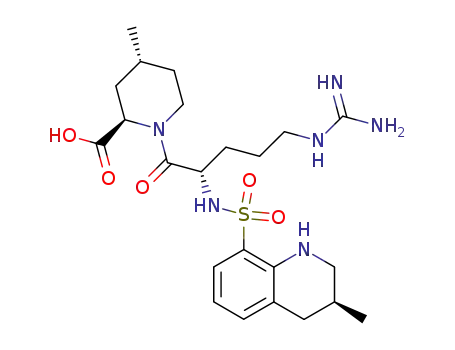 1-[2-[(3-Methyl-1,2,3,4-tetrahydroquinoline-8-yl)sulfonylamino]-5-guanidinopentanoyl]-4-methylpiperidine-2-carboxylic acid