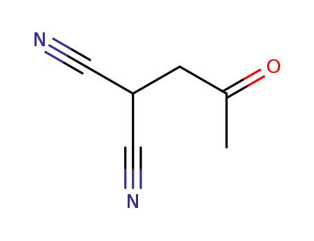 Molecular Structure of 121624-58-6 (Propanedinitrile, (2-oxopropyl)- (9CI))