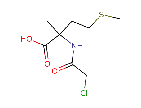 Molecular Structure of 121703-94-4 (Isovaline,  N-(chloroacetyl)-4-(methylthio)-  (9CI))