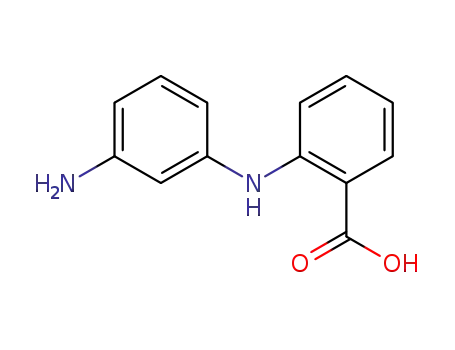 Molecular Structure of 25293-29-2 (2-[(3-Aminophenyl)amino]benzoic acid)