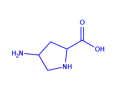 Molecular Structure of 3285-76-5 (Proline, 4-amino- (7CI,8CI,9CI))
