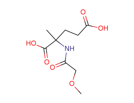 Glutamic  acid,  N-(methoxyacetyl)-2-methyl-  (9CI)