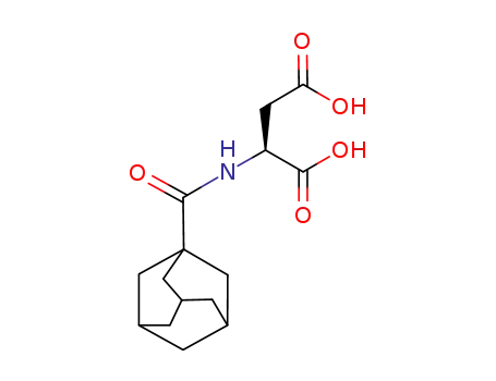 Molecular Structure of 137390-85-3 (L-Aspartic acid, N-(tricyclo(3.3.1.1(sup 3,7))dec-1-ylcarbonyl)-)