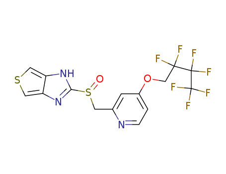 2-[[4-(2,2,3,3,4,4,4-heptafluorobutoxy)pyridin-2-yl]methylsulfinyl]-1H-thieno[3,4-d]imidazole