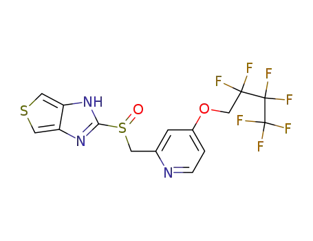 Molecular Structure of 121617-11-6 (Saviprazole)