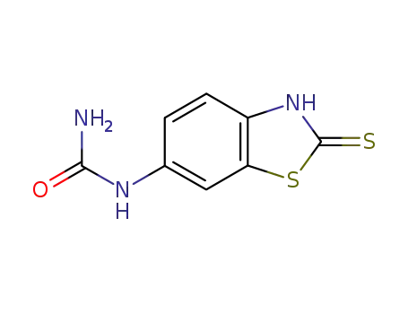 Molecular Structure of 121690-17-3 (Urea, (2,3-dihydro-2-thioxo-6-benzothiazolyl)- (9CI))
