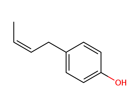 Molecular Structure of 13037-71-3 (4-(2-BUTENYL)PHENOL)