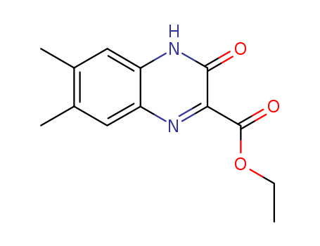 2-Quinoxalinecarboxylicacid, 3,4-dihydro-6,7-dimethyl-3-oxo-, ethyl ester cas  1219-05-2
